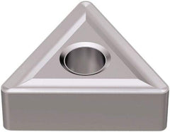 Seco - TNMG332 M4 Grade TK1501 Carbide Turning Insert - Ti(C/N)/Al2O3/Cr Finish, 60° Triangle, 3/8" Inscr Circle, 3/16" Thick, 1/32" Corner Radius - Industrial Tool & Supply