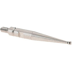 SPI - 1mm Ball Diam, Stainless Steel, Ball Test Indicator Contact Point - 20.8mm Contact Point Length, Use with SPI Integral Series - Industrial Tool & Supply