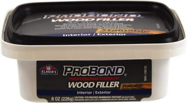 Elmer's - 0.5 Pt Jar Wood Filler - Industrial Tool & Supply