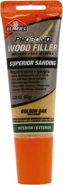 Elmer's - 3.25 oz Tube Wood Filler - Golden Oak - Industrial Tool & Supply