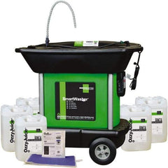 CRC - Free Standing Water-Based Parts Washer - 25 Gal Max Operating Capacity, HDPE Tank, 45" High x 48" Long x 35" Wide, 110 Input Volts - Industrial Tool & Supply