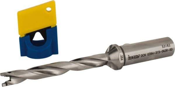 Iscar - 0.394" to 0.429" Diam, 8xD, 3.15" Max Depth, 5/8" Shank Diam, 5.68" OAL, Replaceable-Tip Drill - FCP, ICK, ICK-2M, ICM, ICN, ICP, iCP-2M Insert, 10 Seat Size, 37769882 Toolholder, Series SumoCham - Industrial Tool & Supply