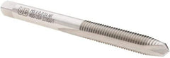 Union Butterfield - M5x0.80 Metric Coarse, 2 Flute, Bright Finish, High Speed Steel Spiral Point Tap - Plug Chamfer, Right Hand Thread, 2-3/8" OAL, 7/8" Thread Length, 0.194" Shank Diam, 6H Class of Fit, Series 1785NR - Exact Industrial Supply