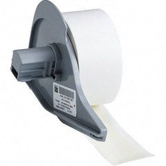 Brady - 1" Wide, Clear Vinyl Labels - For BMP71 Label Printer - Industrial Tool & Supply