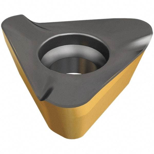 Iscar - HM390 TDKR150508 PDRHM Grade IC830 Carbide Milling Insert - TiAlN/AlTiN/TiN Finish, 5.85mm Thick, 11.4mm Inscribed Circle, 0.8mm Corner Radius - Industrial Tool & Supply