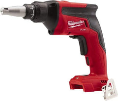 Milwaukee Tool - 18 Volt Pistol Grip Cordless Screwdriver - 0 to 4,500 RPM, 124 In/Lb Torque - Industrial Tool & Supply