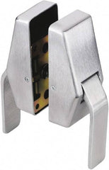 GLYNN-JOHNSON - 9-1/2" Long x 6-1/2" Wide x 3" High, Heavy Duty Latch - Zinc, with Satin Chrome Finish - Industrial Tool & Supply