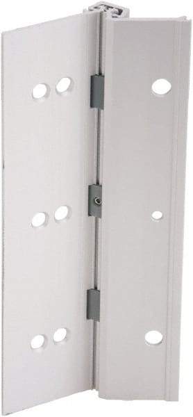 IVES - 83" Long x 4" Wide, Aluminum Continuous Hinge - 6" Thick, With Holes - Industrial Tool & Supply