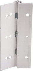 IVES - 83" Long x 4" Wide, Aluminum Continuous Hinge - 6" Thick, With Holes - Industrial Tool & Supply
