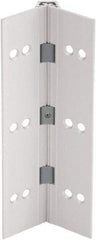 IVES - 83" Long x 4" Wide, Aluminum Continuous Hinge - 6" Thick, With Holes - Industrial Tool & Supply