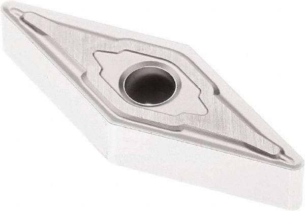 Seco - VNMG331 M3 Grade TP3501 Carbide Turning Insert - Ti(C/N)/Al2O3 Finish, 35° Diamond, 3/8" Inscr Circle, 3/16" Thick, 1/64" Corner Radius - Industrial Tool & Supply