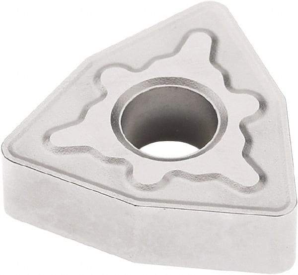 Seco - WNMG433 MR7 Grade TK0501 Carbide Turning Insert - Ti(C/N)/Al2O3/Cr Finish, 80° Trigon, 1/2" Inscr Circle, 3/16" Thick, 3/64" Corner Radius - Industrial Tool & Supply