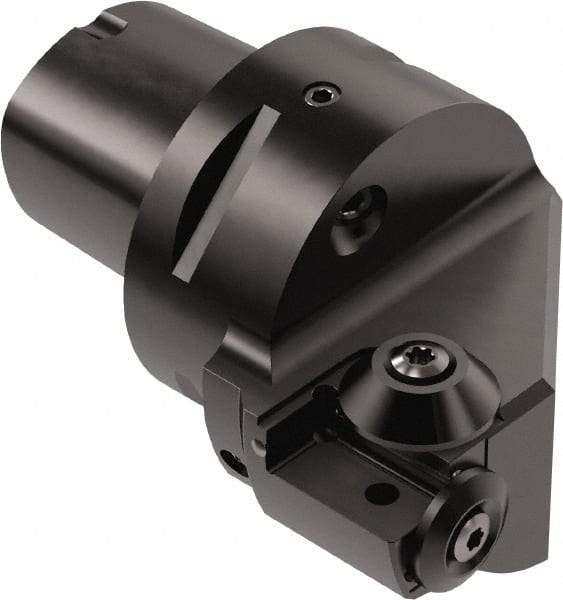 Seco - Insert Style Thread Chaser, 65mm Head Length, Left Hand Cut, External Modular Threading Cutting Unit Head - System Size C6, 45mm Center to Cutting Edge, Series Seco-Capto - Industrial Tool & Supply