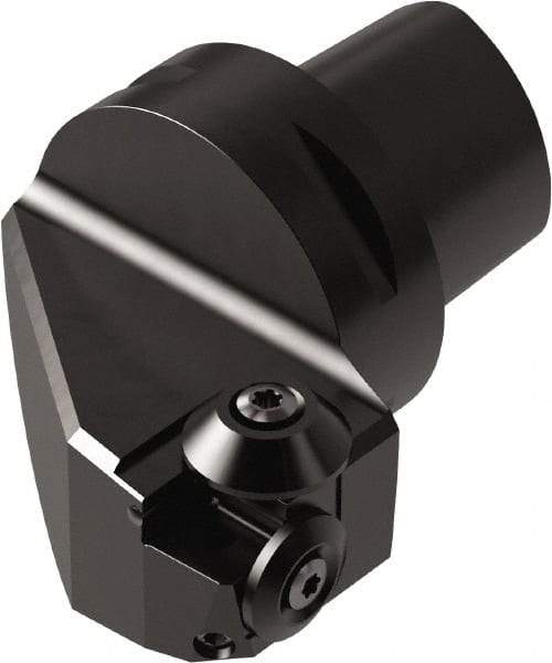 Seco - Insert Style Thread Chaser, 65mm Head Length, Right Hand Cut, External Modular Threading Cutting Unit Head - System Size C6, 45mm Center to Cutting Edge, Series Seco-Capto - Industrial Tool & Supply