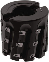 Seco - 63mm Cut Diam, 40mm Max Hole Depth, 1" Arbor Hole Diam, Internal/External Indexable Thread Mill - Insert Style 396.19-4005, 40mm Insert Size, 9 Inserts, Toolholder Style R396.19, 1" OAL - Industrial Tool & Supply