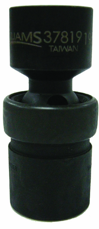 18mm - 1/2" Drive - 6 Point - Universal Impact Socket - Industrial Tool & Supply