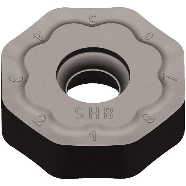 Kennametal - ONGX645 HB Grade KCK15 Carbide Milling Insert - TiN/TiCN/Al2O3 Finish, 15/64" Thick, 20mm Inscribed Circle, 2mm Corner Radius - Industrial Tool & Supply