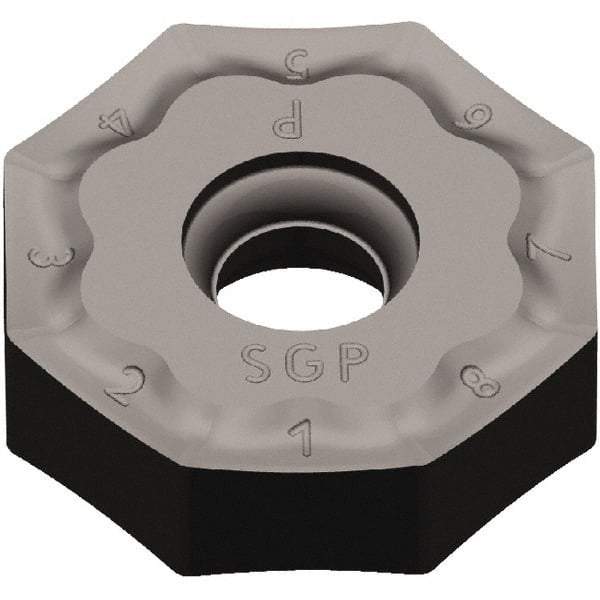 Kennametal - ONPX642 GP Grade KCK20 Carbide Milling Insert - TiN Finish, 15/64" Thick, 20mm Inscribed Circle, 1/32" Corner Radius - Industrial Tool & Supply