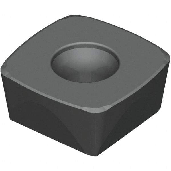 Kennametal - XDPW120515 D Grade KCPK30 Carbide Milling Insert - TiN/TiCN/Al2O3 Finish, 7/32" Thick, 1/2" Inscribed Circle, 1.5mm Corner Radius - Industrial Tool & Supply