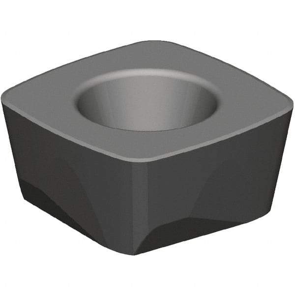Kennametal - XPPW060310 D Grade KCPM40 Carbide Milling Insert - TiAlN/AlCrN Finish, 1/8" Thick, 7mm Inscribed Circle, 1mm Corner Radius - Industrial Tool & Supply