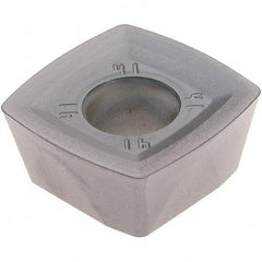 Kennametal - XDPT120508 Grade SP6519 Carbide Milling Insert - TiAlN Finish, 7/32" Thick, 1/2" Inscribed Circle, 1/32" Corner Radius - Industrial Tool & Supply