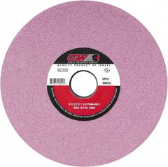 Camel Grinding Wheels - 14" Diam x 5" Hole x 2" Thick, J Hardness, 46 Grit Surface Grinding Wheel - Aluminum Oxide, Type 7, Medium Grade, Vitrified Bond, Two-Side Recess - Industrial Tool & Supply