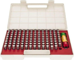 SPI - 125 Piece, 0.501-0.625 Inch Diameter Plug and Pin Gage Set - Minus 0.0002 Inch Tolerance, Class ZZ - Industrial Tool & Supply