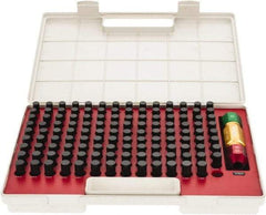 SPI - 125 Piece, 0.501-0.625 Inch Diameter Plug and Pin Gage Set - Plus 0.0002 Inch Tolerance, Class ZZ - Industrial Tool & Supply