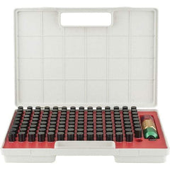 SPI - 125 Piece, 0.626-0.75 Inch Diameter Plug and Pin Gage Set - Minus 0.0002 Inch Tolerance, Class ZZ - Industrial Tool & Supply
