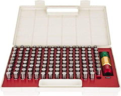 SPI - 125 Piece, 14-16.48mm Diameter Plug and Pin Gage Set - Minus 0.005mm Tolerance, Class ZZ - Industrial Tool & Supply