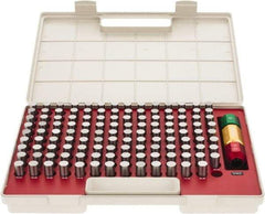 SPI - 125 Piece, 14-16.48mm Diameter Plug and Pin Gage Set - Plus 0.005mm Tolerance, Class ZZ - Industrial Tool & Supply