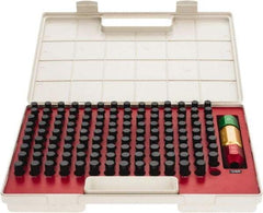 SPI - 125 Piece, 0.501-0.625 Inch Diameter Plug and Pin Gage Set - Minus 0.0002 Inch Tolerance, Class ZZ - Industrial Tool & Supply