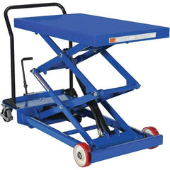 Vestil - 1,000 Lb Capacity Hydraulic Scissor Lift - 11" to 61" Lift Height, 24" Platform Length x 40" Platform Width - Industrial Tool & Supply
