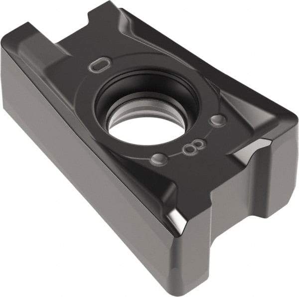 Kennametal - LNGU432 GE Grade KCPK30 Carbide Milling Insert - TiN/TiCN/Al2O3 Finish, 3/16" Thick, 0.8mm Corner Radius - Industrial Tool & Supply