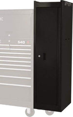Proto - 4 Drawer Black Locker Cabinet - 15" Wide x 58" High x 18" Deep, Use with Heavy-Duty Key Drawer Liner - Industrial Tool & Supply