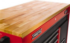 Proto - Tool Box Solid Maple with Laminated Edge Hardwood Worktop - 26-21/32" Wide x 18" Deep x 1-1/2" High, Brown, For Proto Workstations - Industrial Tool & Supply