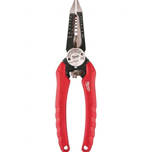 Milwaukee Tool - Wire & Cable Strippers Type: Wire Stripper/Cutter/Crimper Maximum Capacity: 18 AWG Solid, 20 AWG Stranded - Industrial Tool & Supply