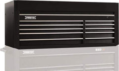 Proto - 10 Drawer Top Tool Chest - 66" Wide x 27" Deep x 27" High, Steel, Black - Industrial Tool & Supply