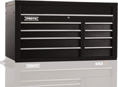 Proto - 8 Drawer Top Tool Chest - 50" Wide x 25-1/4" Deep x 27" High, Steel, Black - Industrial Tool & Supply