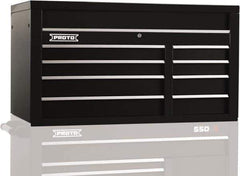 Proto - 8 Drawer Top Tool Chest - 50" Wide x 25-1/4" Deep x 27" High, Steel, Black - Industrial Tool & Supply