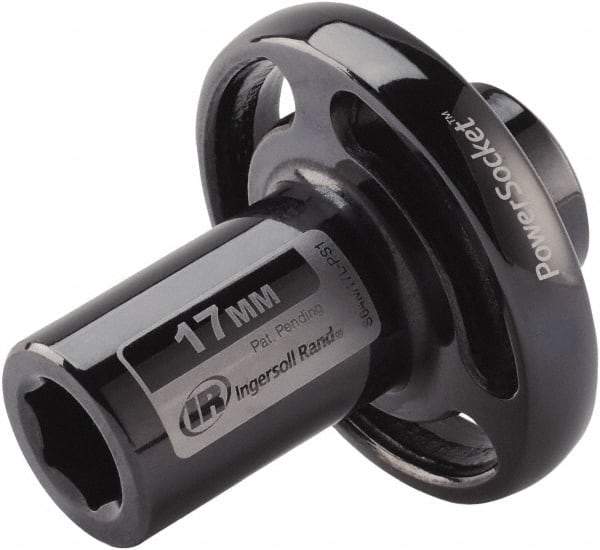 Ingersoll-Rand - 1/2" Drive 17mm Standard Impact Socket - 6 Points, 3-1/10" OAL - Industrial Tool & Supply