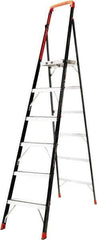 Little Giant Ladder - 6 Steps, 4' 3"' High, Type IAA Rating, Fiberglass Step Ladder - 375 Lb Load Capacity, 25" Base Width - Industrial Tool & Supply