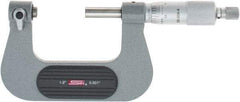 SPI - 1 to 2" Range, Mechanical Screw Thread Micrometer - Ratchet Stop Thimble, 0.001" Graduation, +/-0.0002" Accuracy - Industrial Tool & Supply
