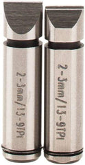SPI - Micrometer Anvil - 2 to 3mm, Use with SPI Thread Micrometers - Industrial Tool & Supply