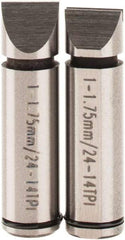 SPI - Micrometer Anvil - 1 to 1.75mm, Use with SPI Thread Micrometers - Industrial Tool & Supply