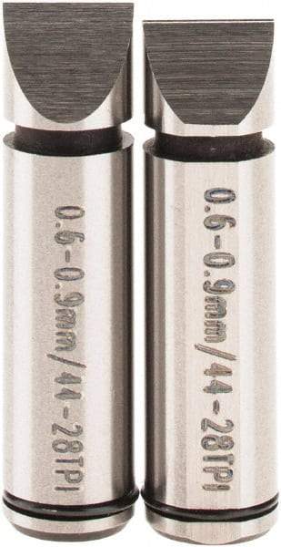 SPI - Micrometer Anvil - 1 to 0.9mm, Use with SPI Thread Micrometers - Industrial Tool & Supply