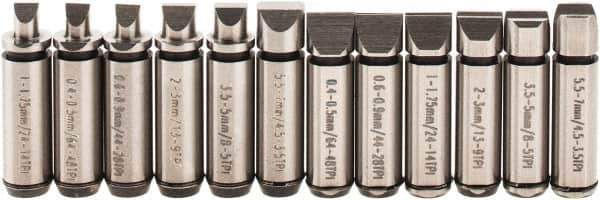 SPI - Micrometer Anvil - 0.4 to 0.7mm, Use with SPI Thread Micrometers - Industrial Tool & Supply