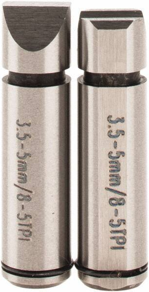 SPI - Micrometer Anvil - 4 to 5mm, Use with SPI Thread Micrometers - Industrial Tool & Supply