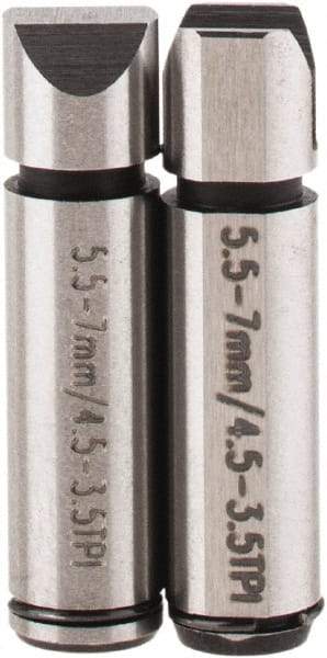 SPI - Micrometer Anvil - 6 to 7mm, Use with SPI Thread Micrometers - Industrial Tool & Supply