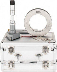 SPI - 3.5 to 4", 4.49" Gage Depth, Mechanical Inside Hole Micrometer - 0.0002" Graduation, 0.0002" Accuracy, Ratchet Stop Thimble - Industrial Tool & Supply